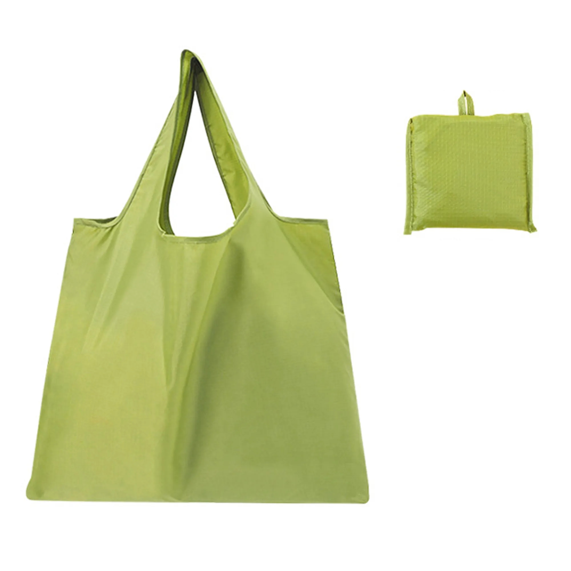 Polyester Folding Shopper Tote Bag, custom tote bag with logo imprint 3
