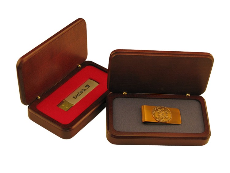 Wood Presentation Box, 5 1/8" x 2 3/4 " x 1 1/8" 11