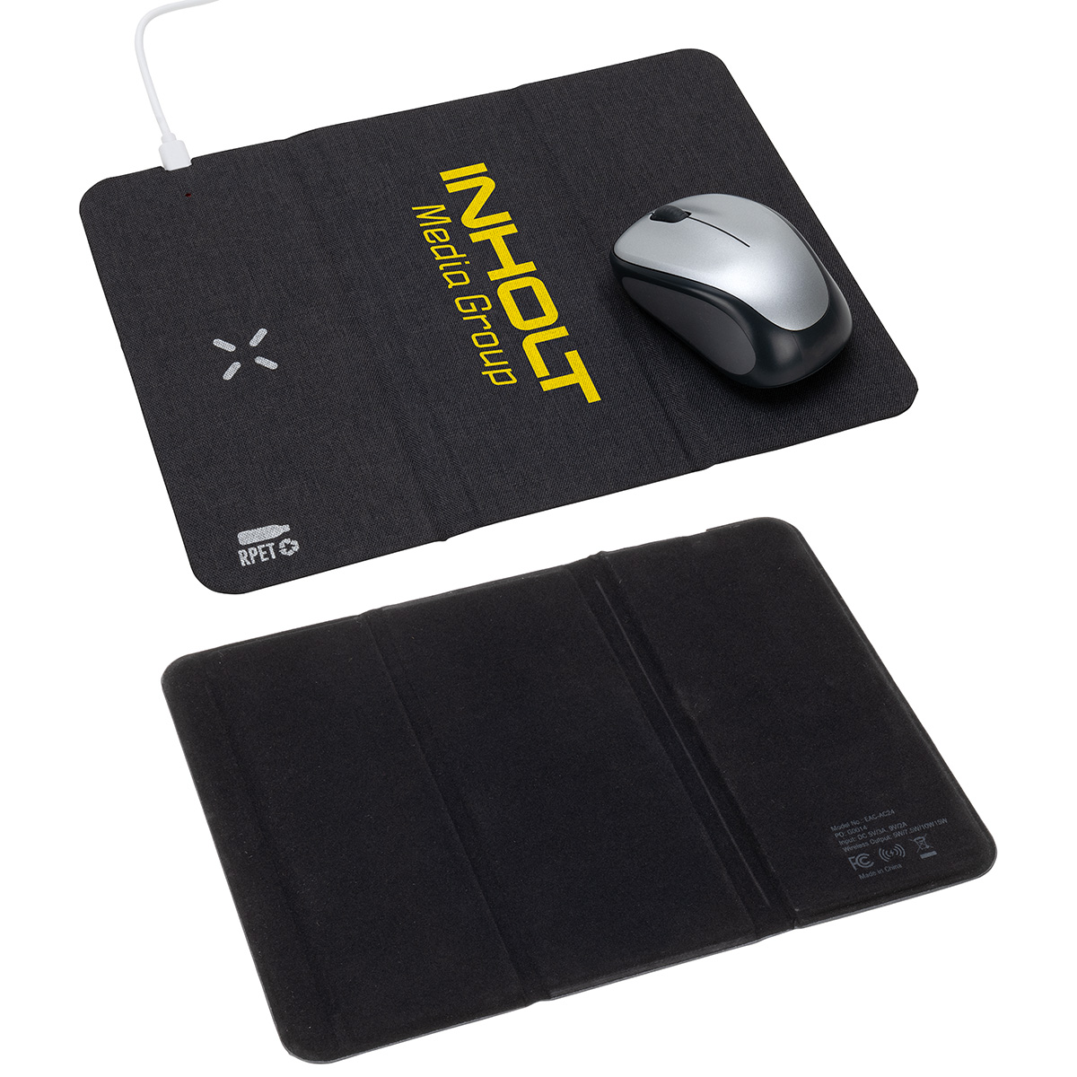 Acadia RPET Mouse Pad with 15W Wireless Charger 9
