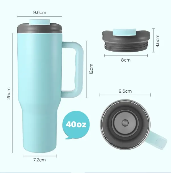 Insulated 40oz Mug with Handle 1