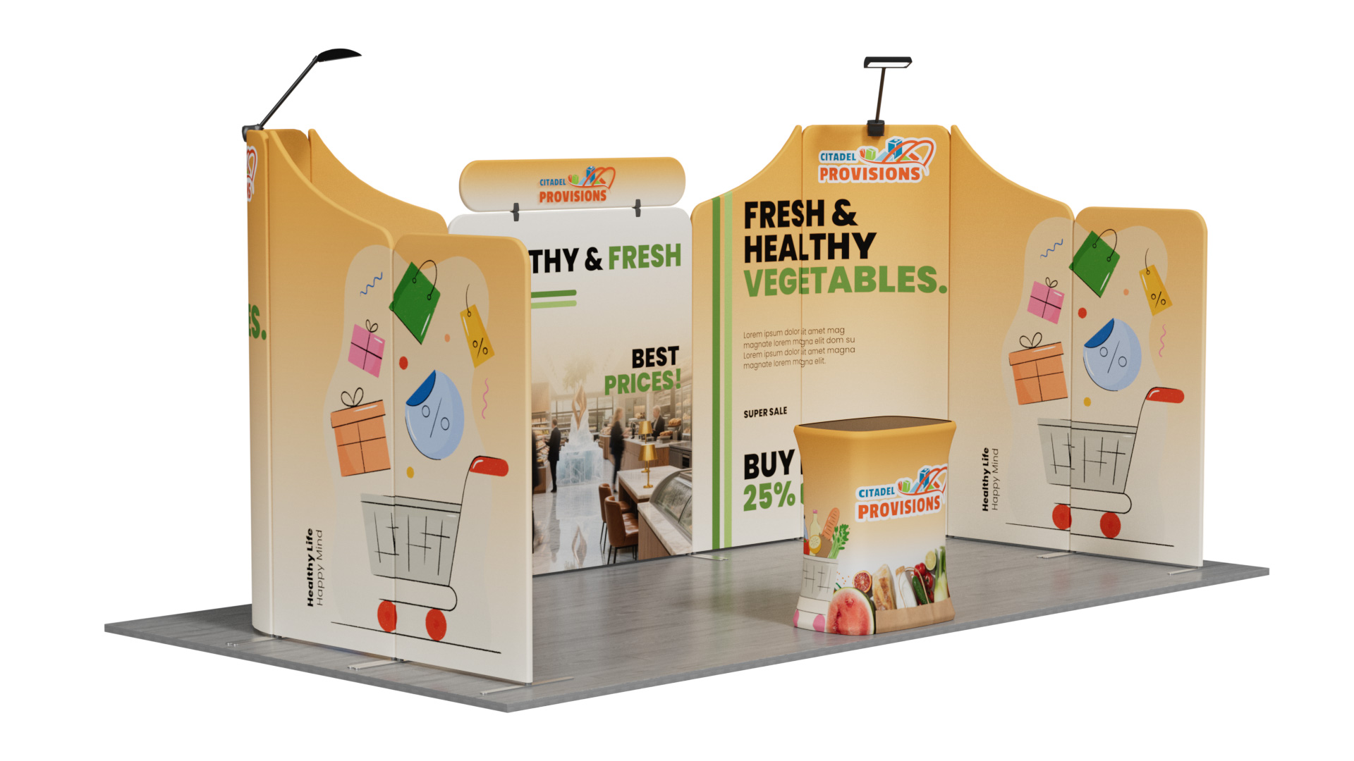 10'x20' Tradeshow Booth Kit - K Kit 5