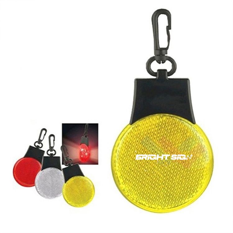 LED Warning Safety Light Keychain 3