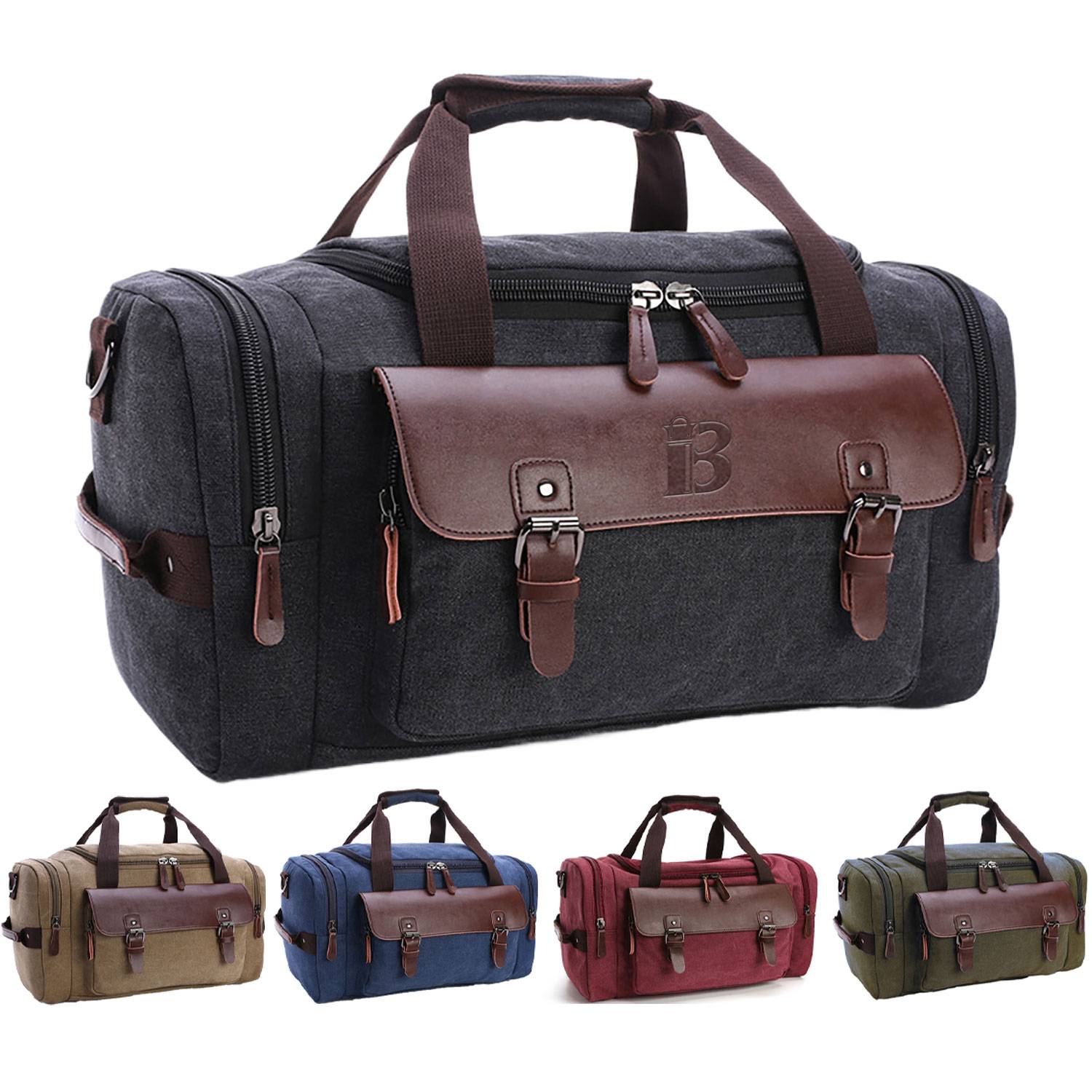 Vintage Canvas Large Travel Bag
