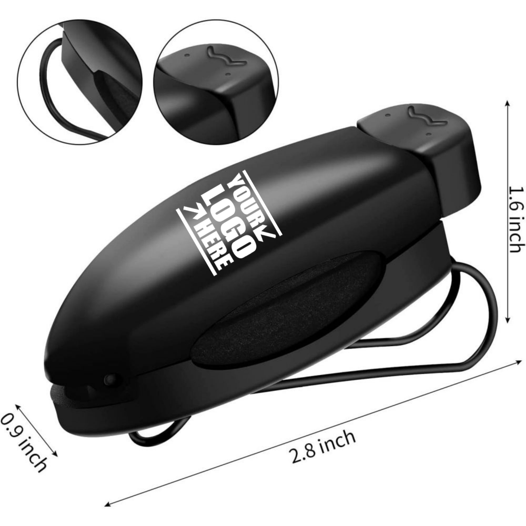 Ladybird Shape Vehicle-Mounted Sunglasses Clip 2