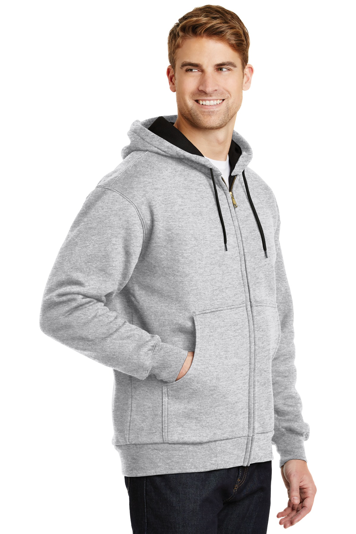 CornerStone® - Heavyweight Full-Zip Hooded Sweatshirt with Thermal Lining 12