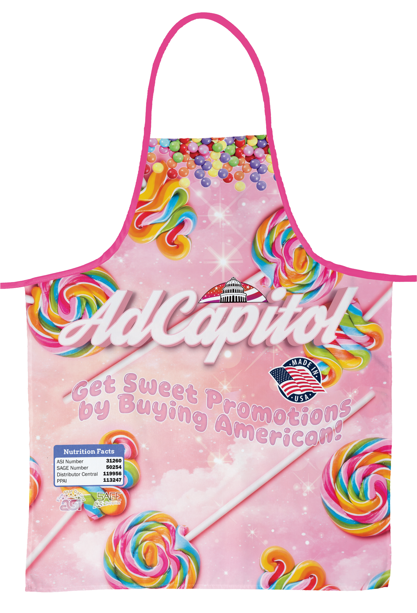 Tall Sublimated Bib Apron 6