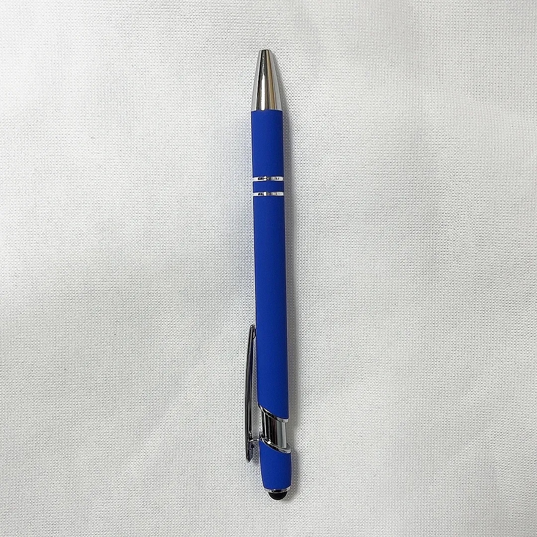 Metal Plunger Action Vector Stylus Pen with Custom Logo 2