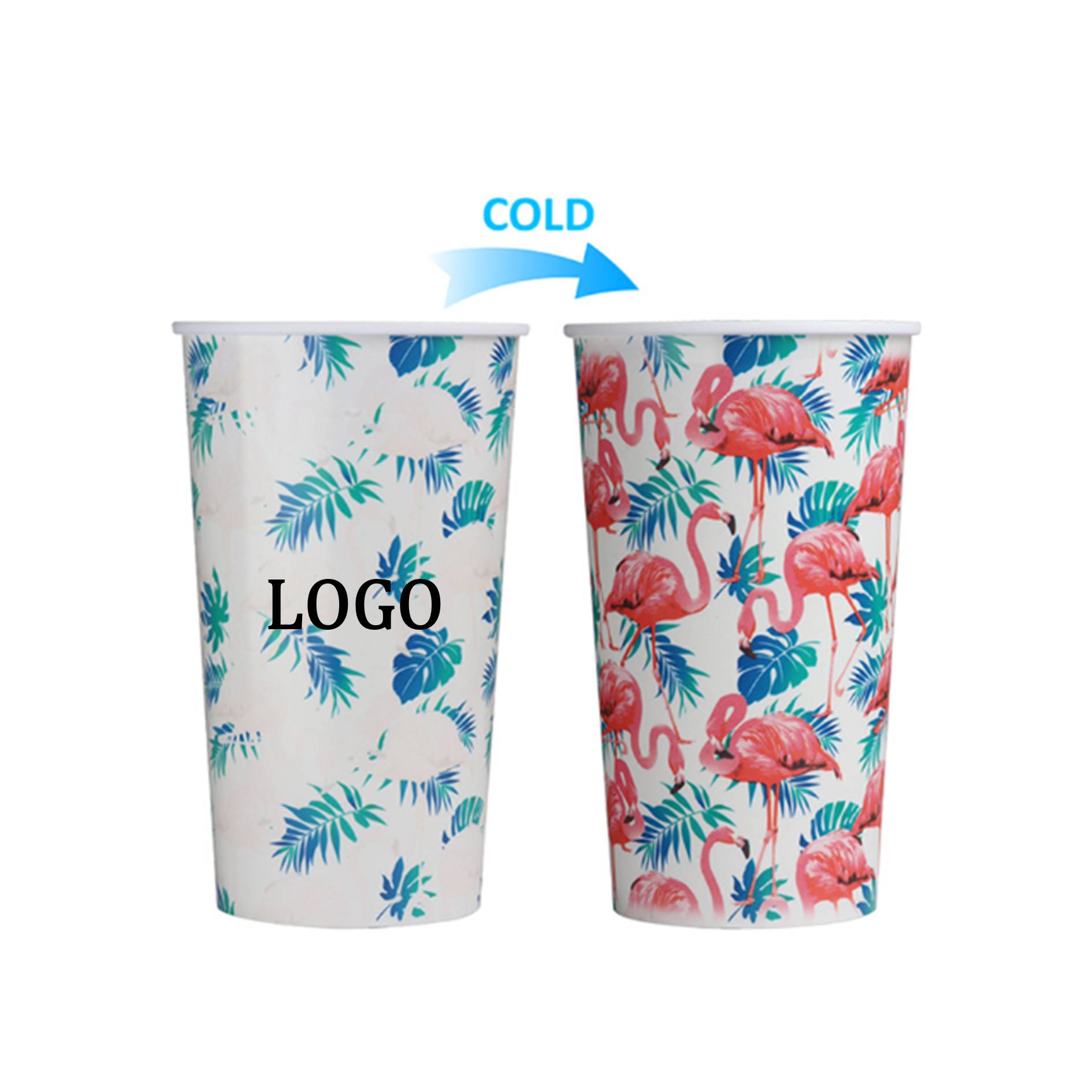 20oz Color Change Mood Plastic Stadium Cup 2