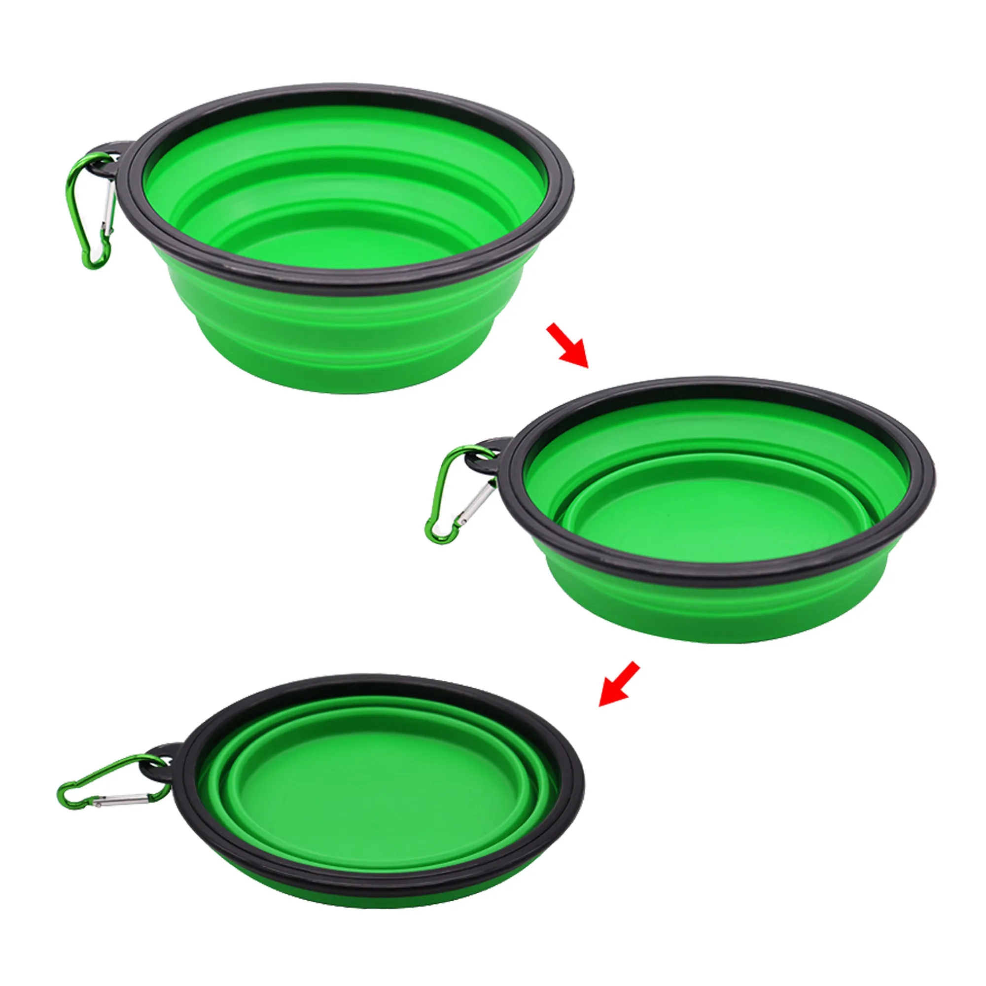 12 oz Portable Dog Pet Bowl With Hook 2