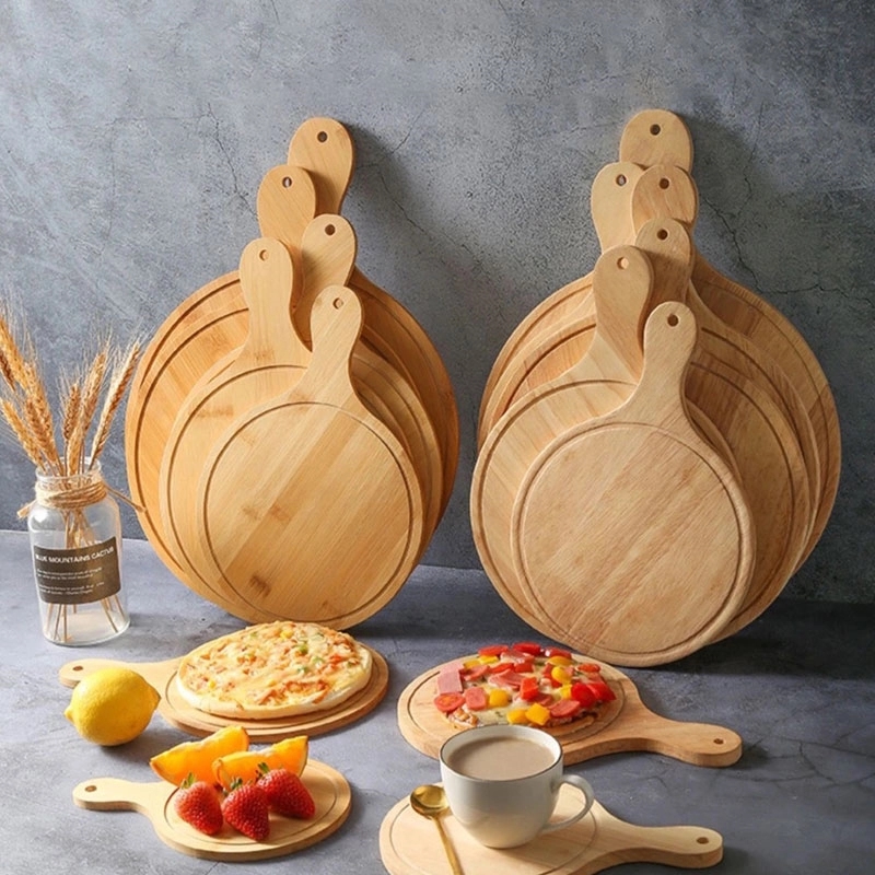 Foodservice Restaurant-Grade Wooden Bamboo Pizza Peel 5