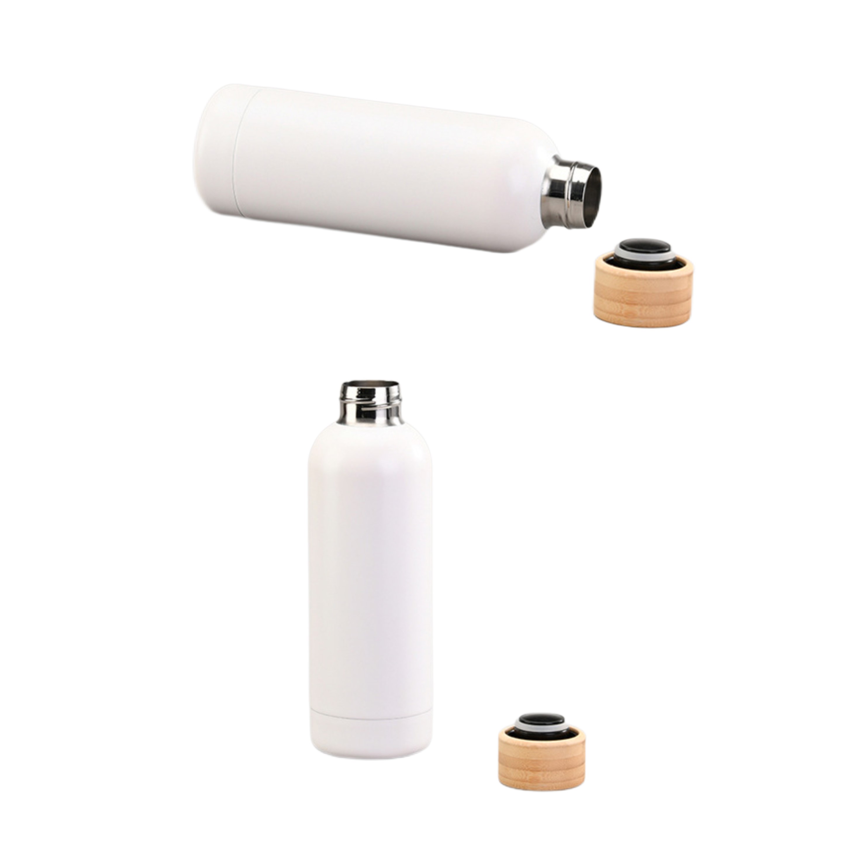 17 Oz. Water Bottle w/Bamboo Lid (Direct Import) 3