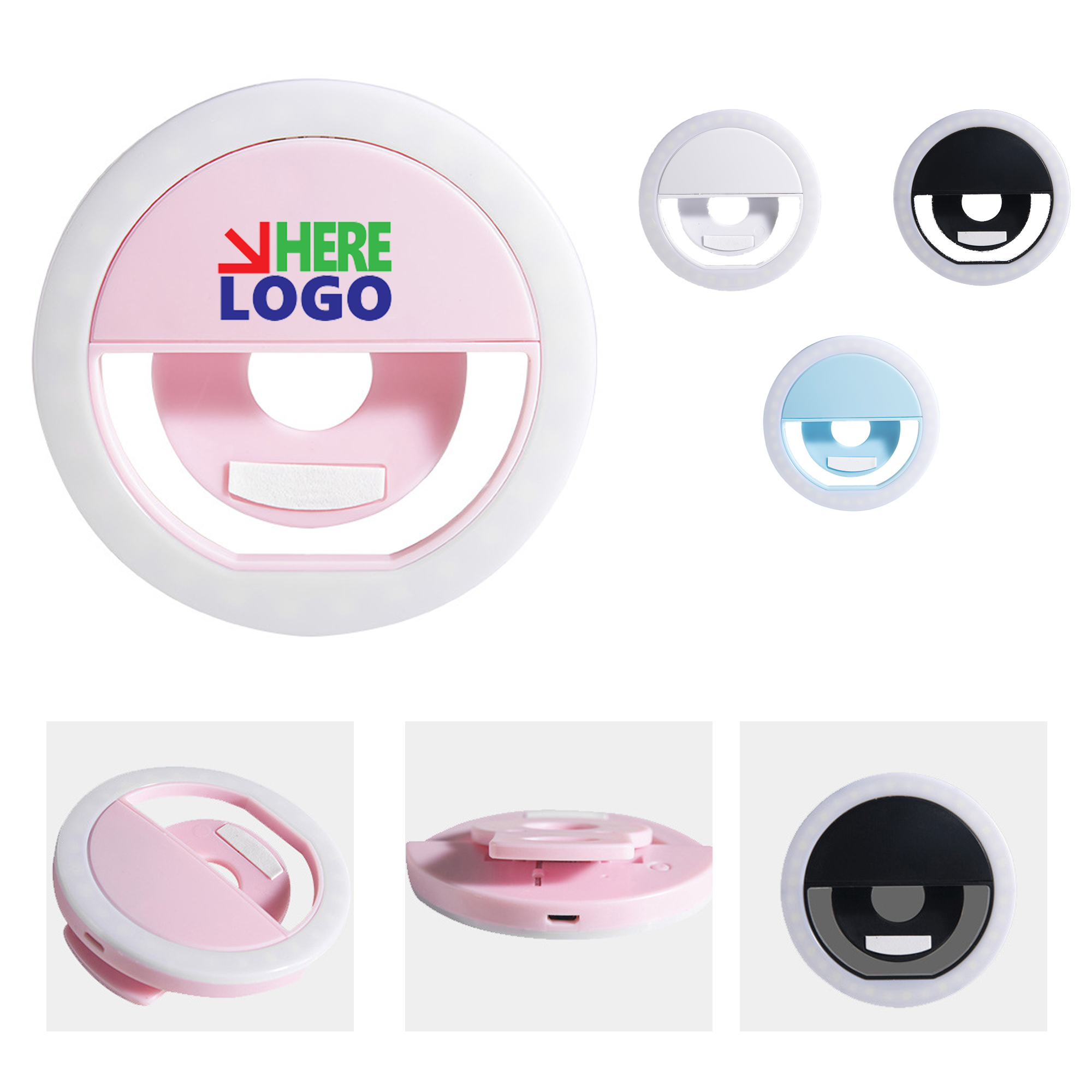 Rechargeable Clip-on LED Ring Fill Light 2