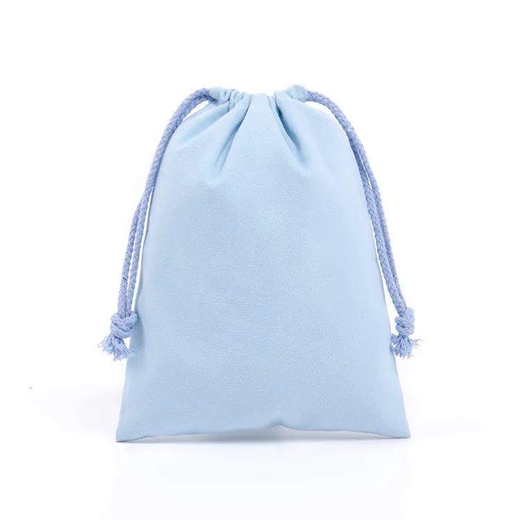 Durable Cotton Muslin Drawstring Sack 18
