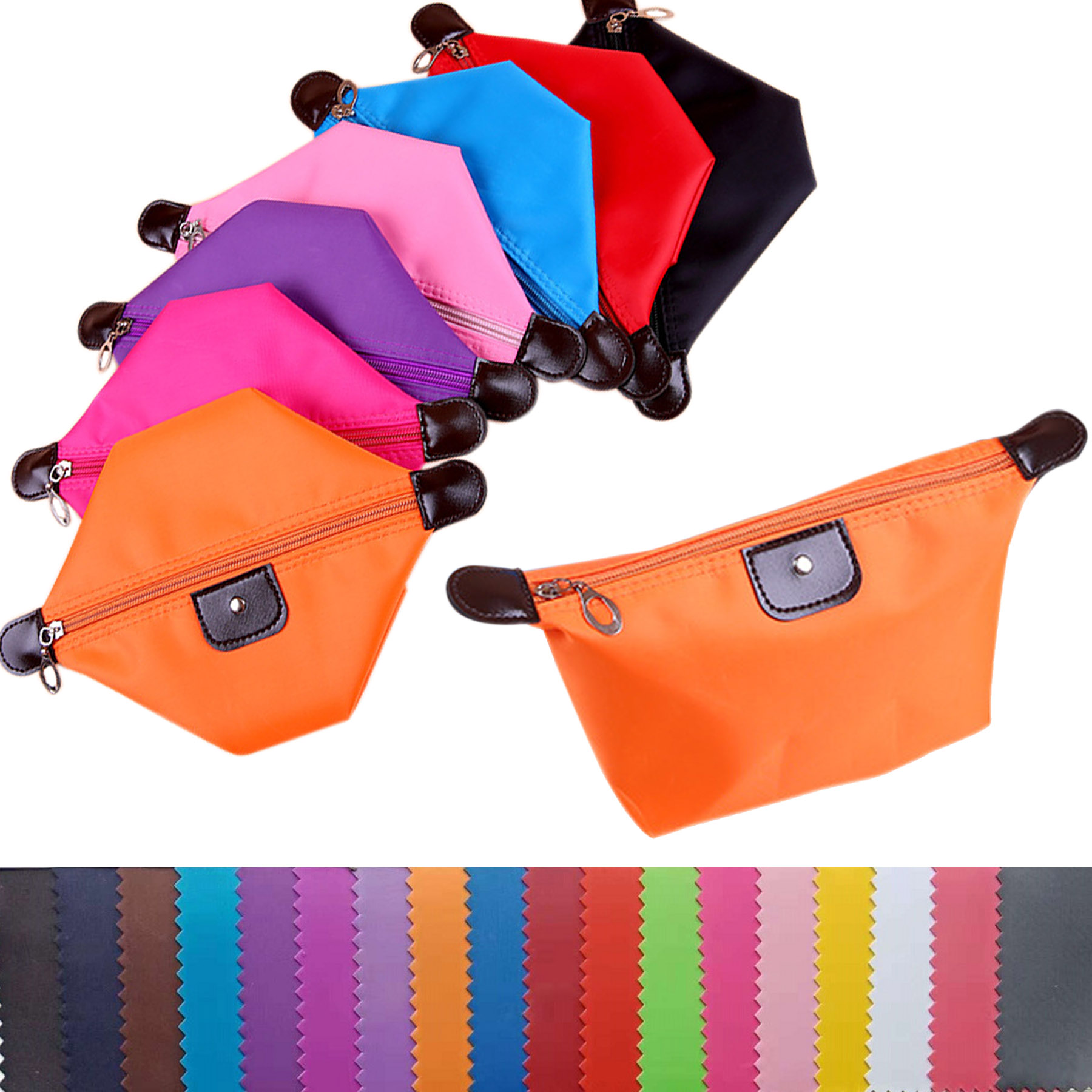 Dumpling Shape Waterproof Portable Cosmetic Bag 1