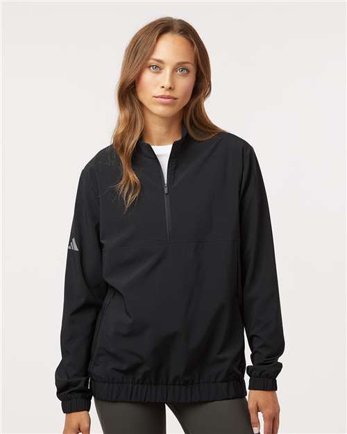 Women's Stretch Woven Half-Zip Pullover - A706 4