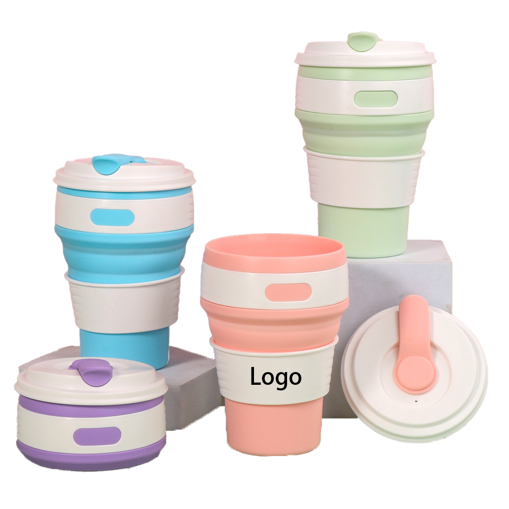 Silicone Portable Foldable Water Cup 3