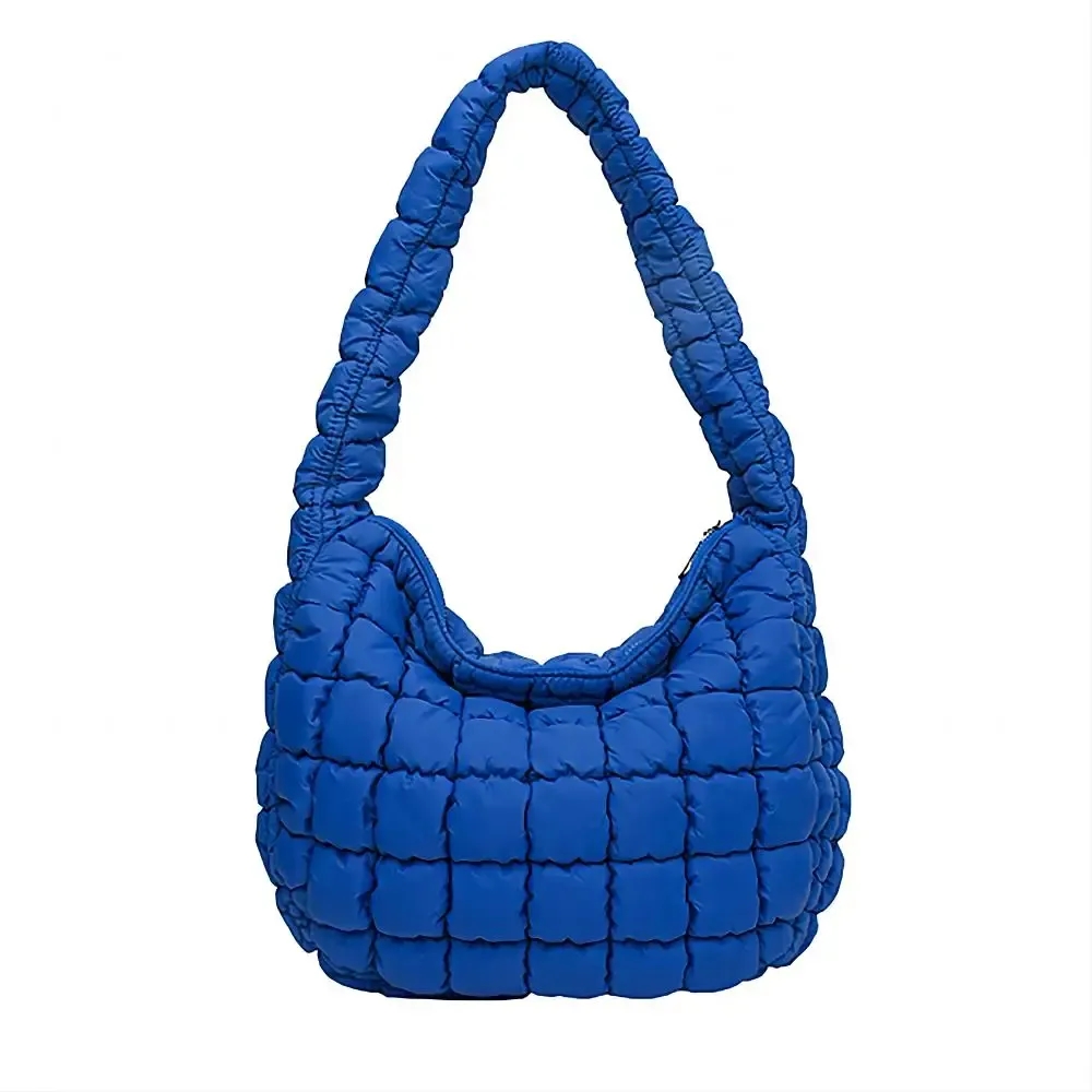 Custom Down Quilted Shoulder Puffer Tote Bag 3