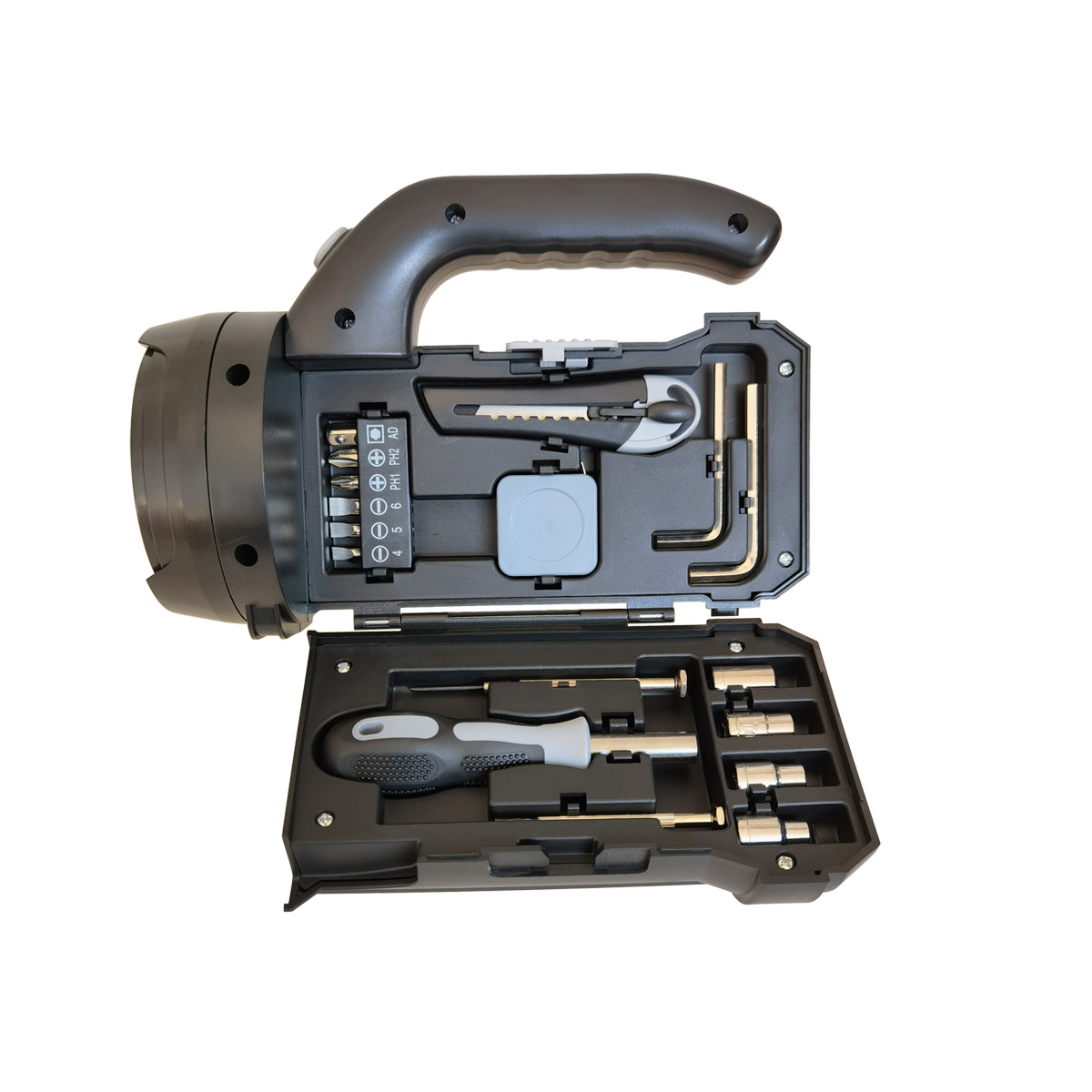 LED Flashlight Household Tool Kit 3