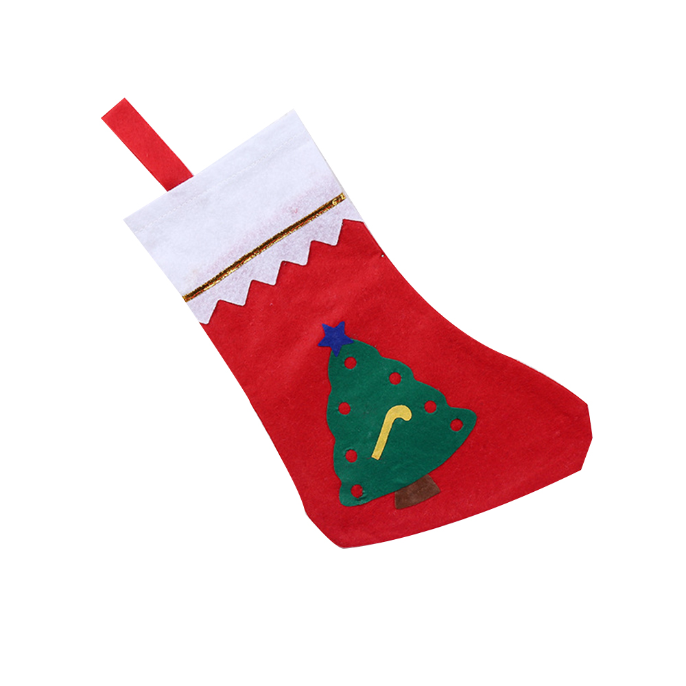 Santa Snowman Tree Christmas Xmas Stockings Ornaments 4