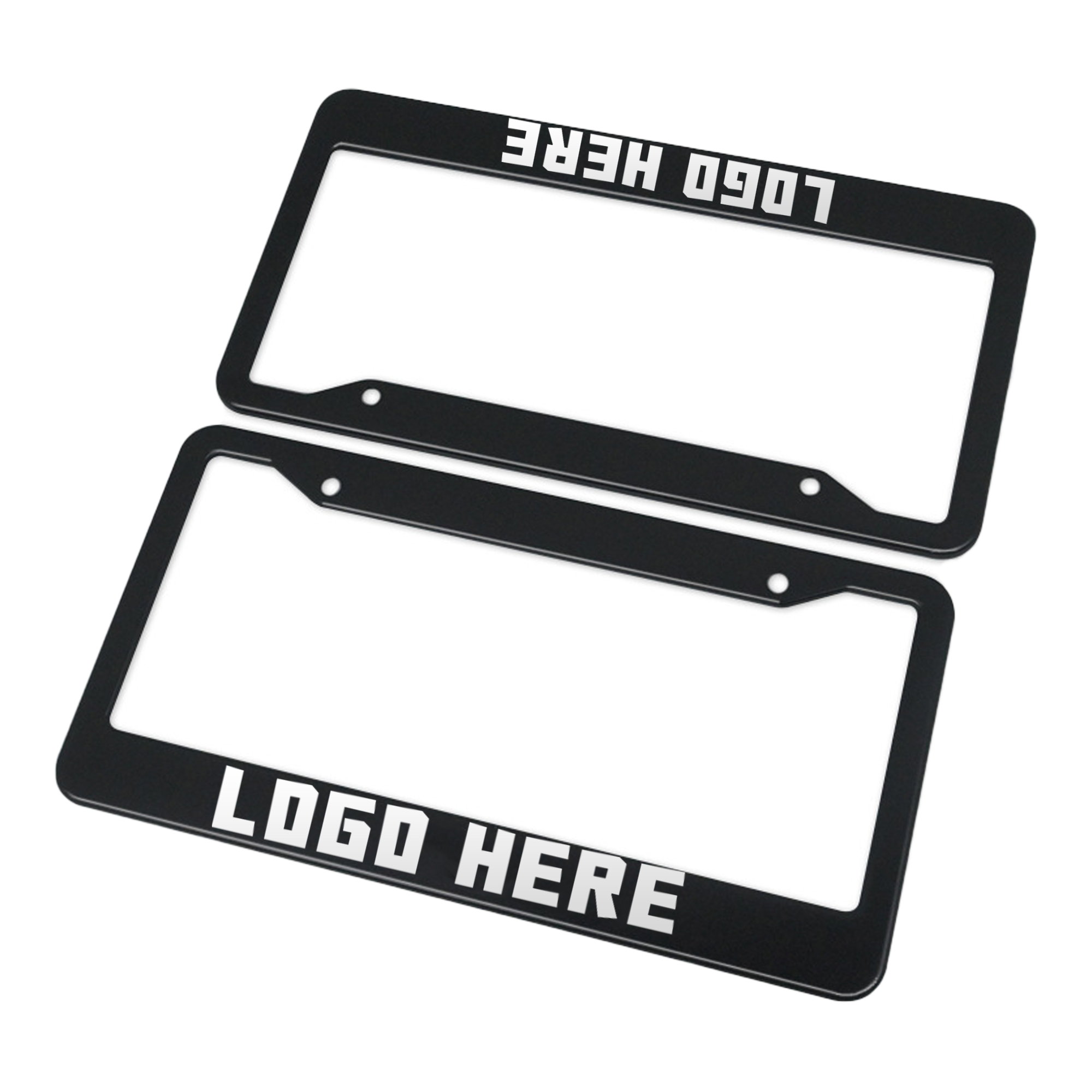 Round License Plate Frame 1