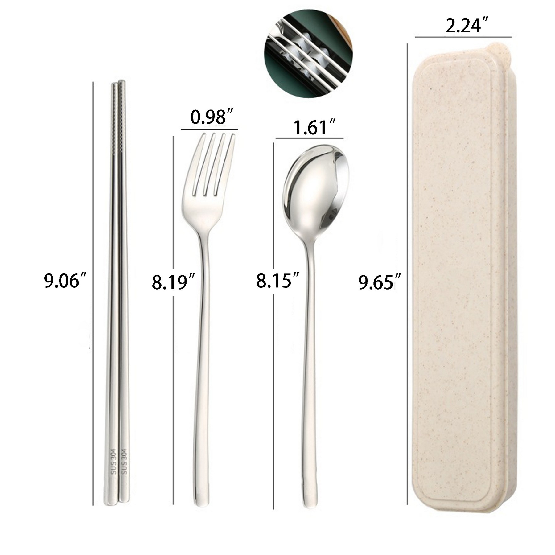 304 Stainless Steel Tableware Set 3