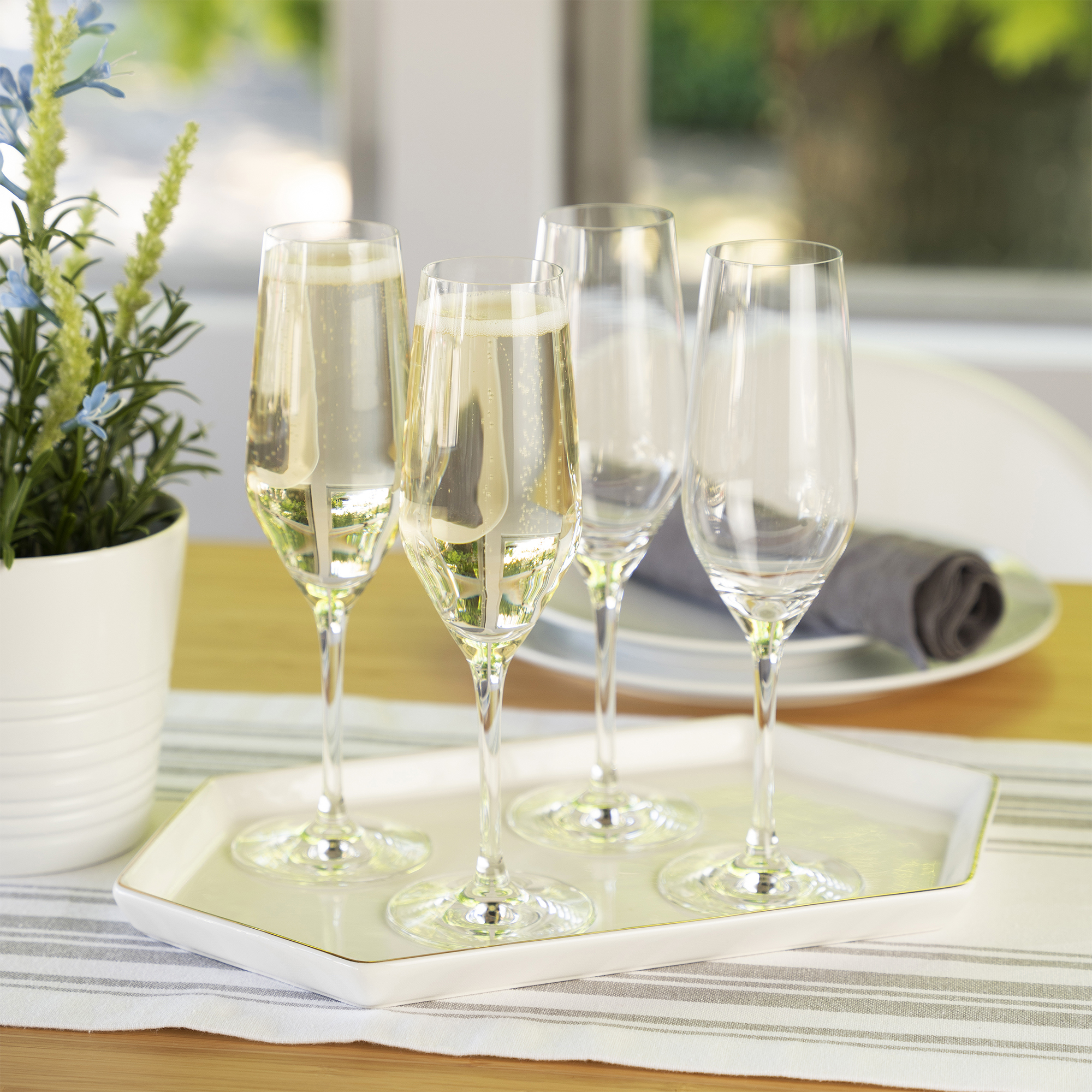 Spiegelau Style 8.5oz Champagne Flute, set of 4 4
