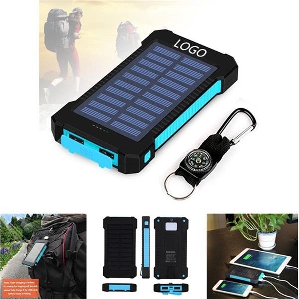 10000mAh Solar Charger with Compass 3