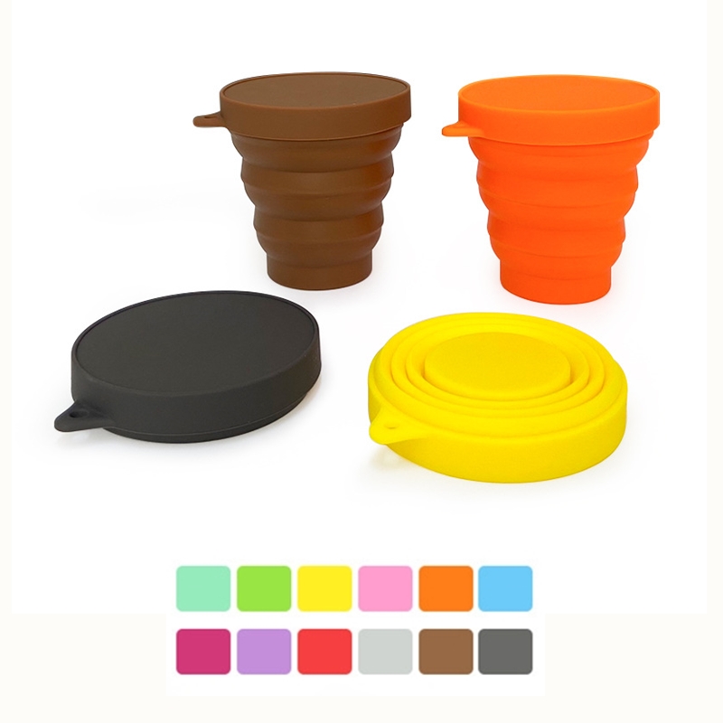 Custom 5 oz Collapsible Silicone Cup 2