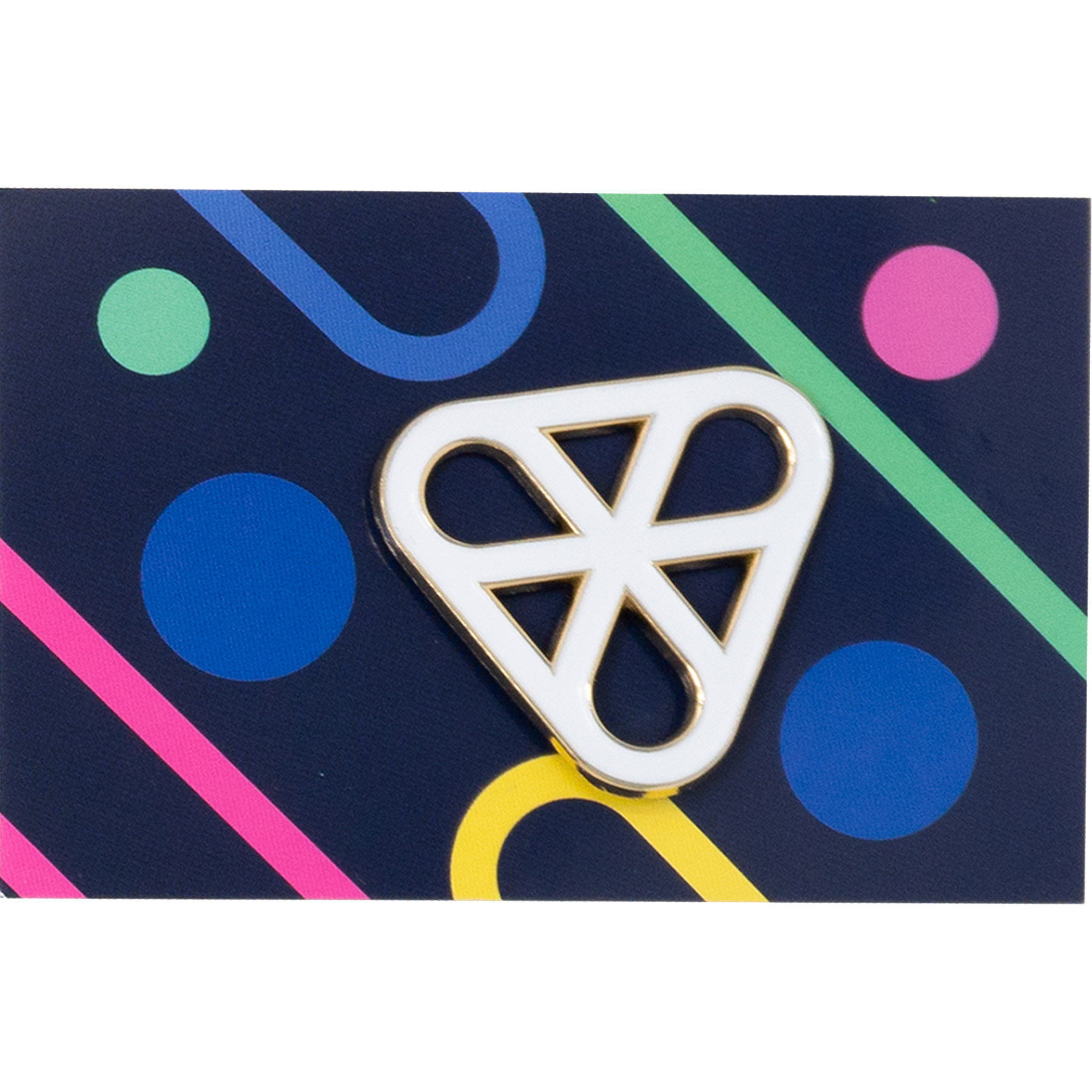 Diestruck Soft Enamel Lapel Pins: 1/2" W x 1/2" H 3