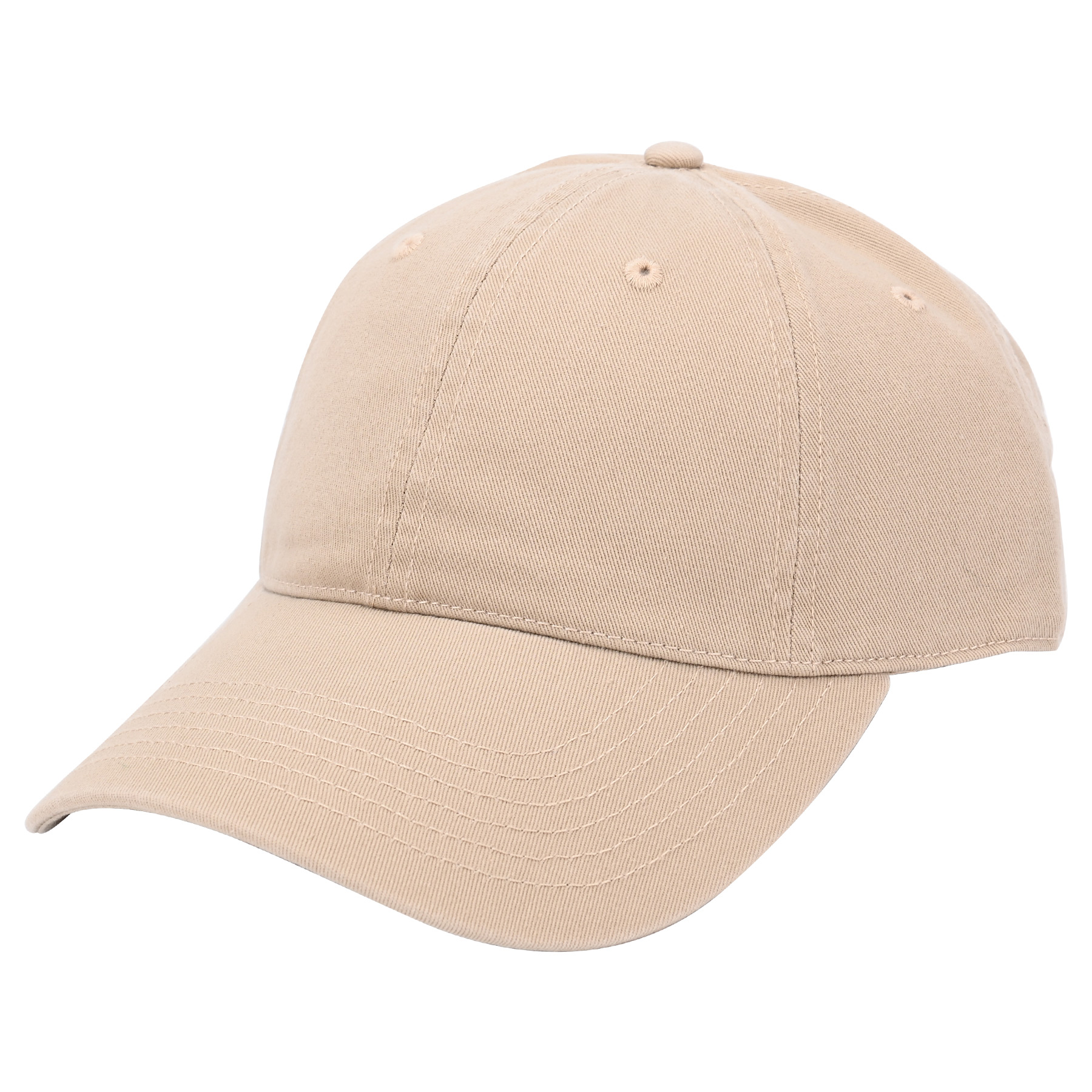 Classic 6-Panel Curved Brim Baseball Cap with Metal Buckle Closure (MOQ: 1pc) 1
