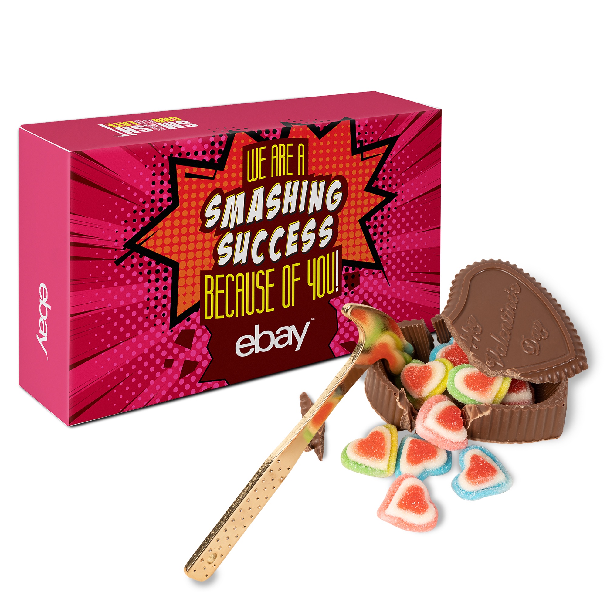 Clever Candy Smash Chocolate Heart with Triple Layer Hearts 3