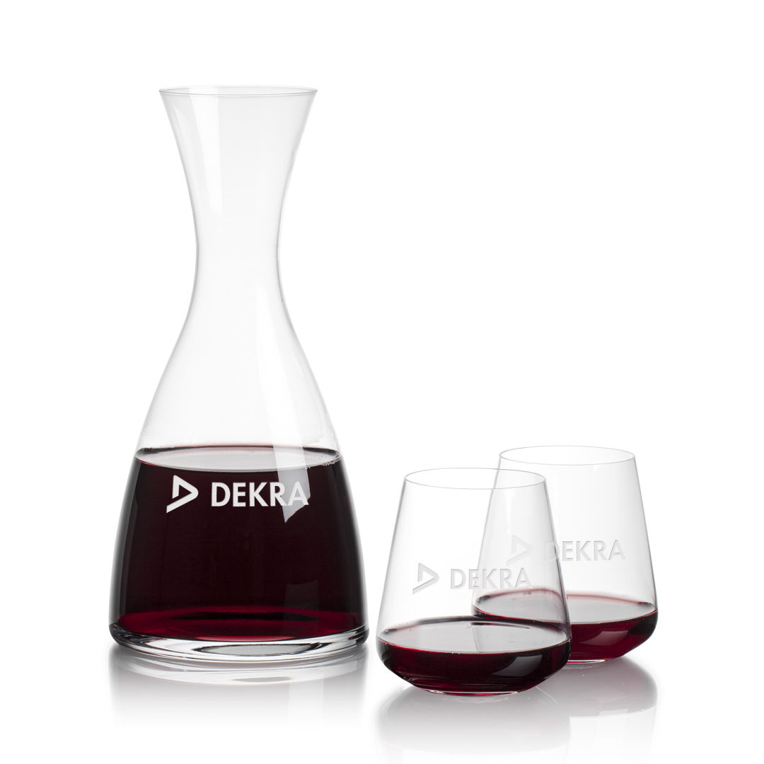Barham Carafe  & Breckland Stemless Wine