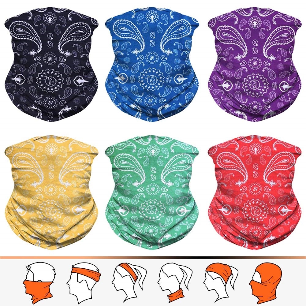 Microfiber Neck Tube Bandana Buffs Scarf 4