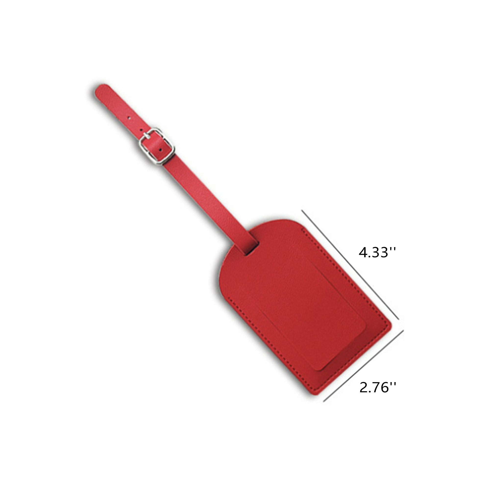PU Leather Luggage Tag with Adjustable Strap MOQ 50 3