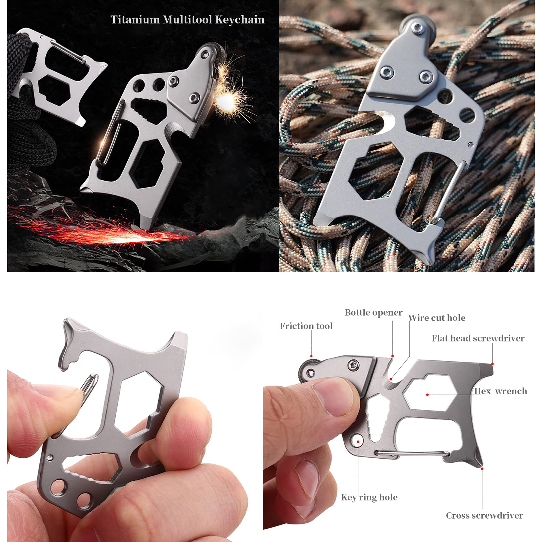 8 in 1 Multitool Multi Tool keychain 2