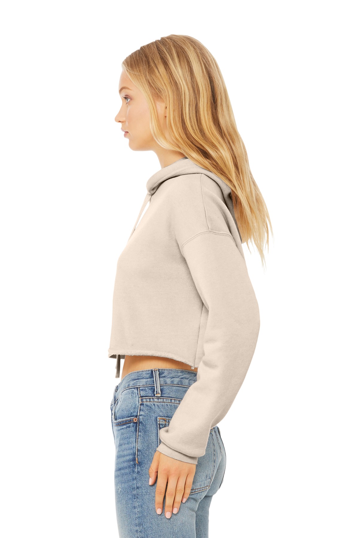 BELLA+CANVAS Women's Sponge Fleece Cropped Fleece Hoodie. BC7502 21