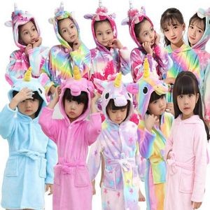 Soft Unicorn Hooded Galaxy Bathrobe 1