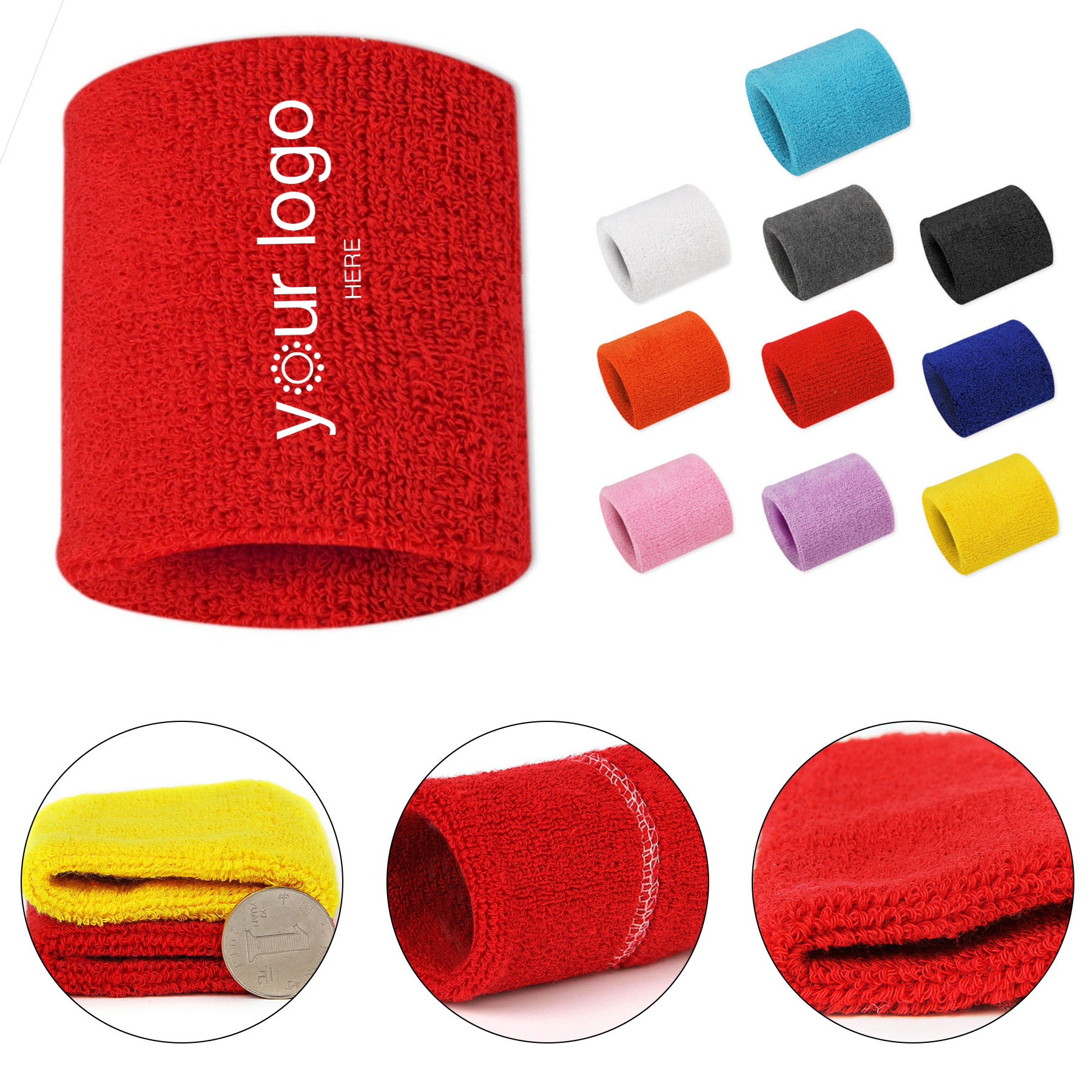 Towel Moisture Wicking Wristbands 2