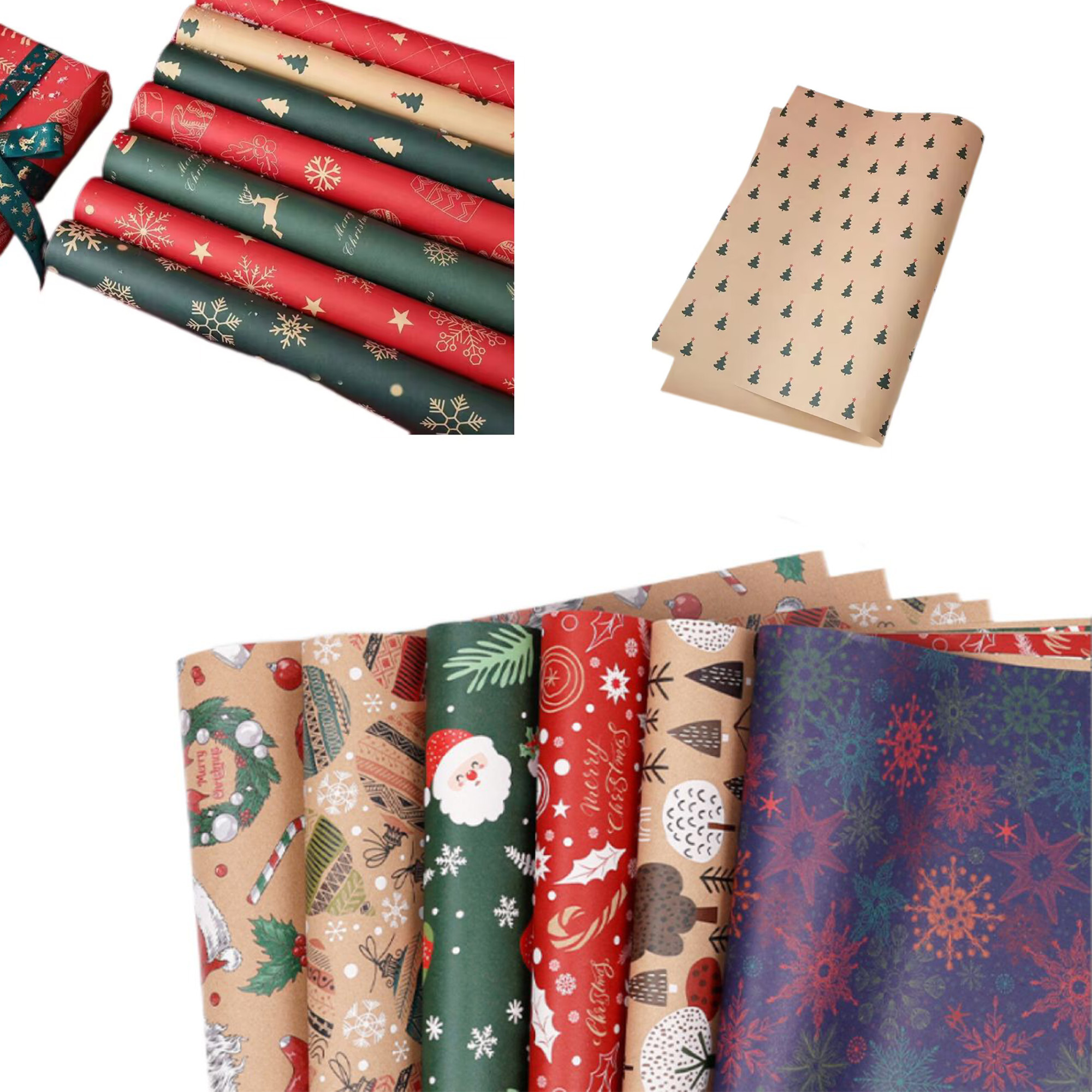 27.5" x 19.6" Kraft Wrapping Paper 2