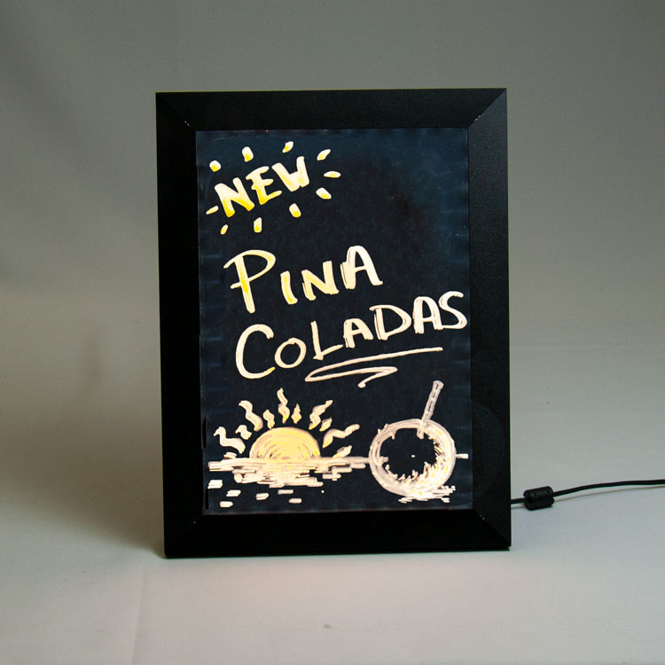 Sintra Frame LED Wet-Erase Board 9"w x 12"h