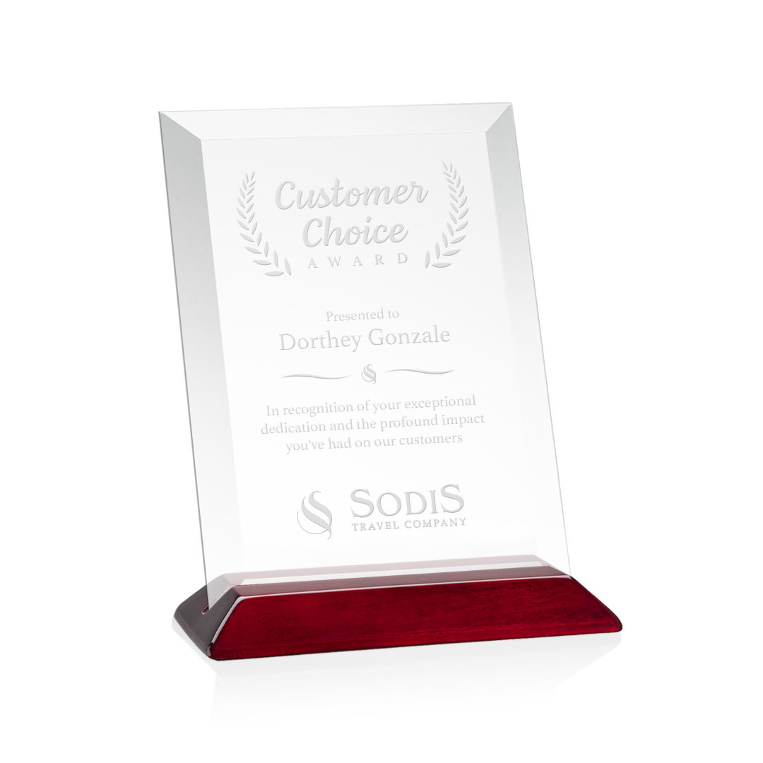 Embassy Award - Starfire/Rosewood (Vert)