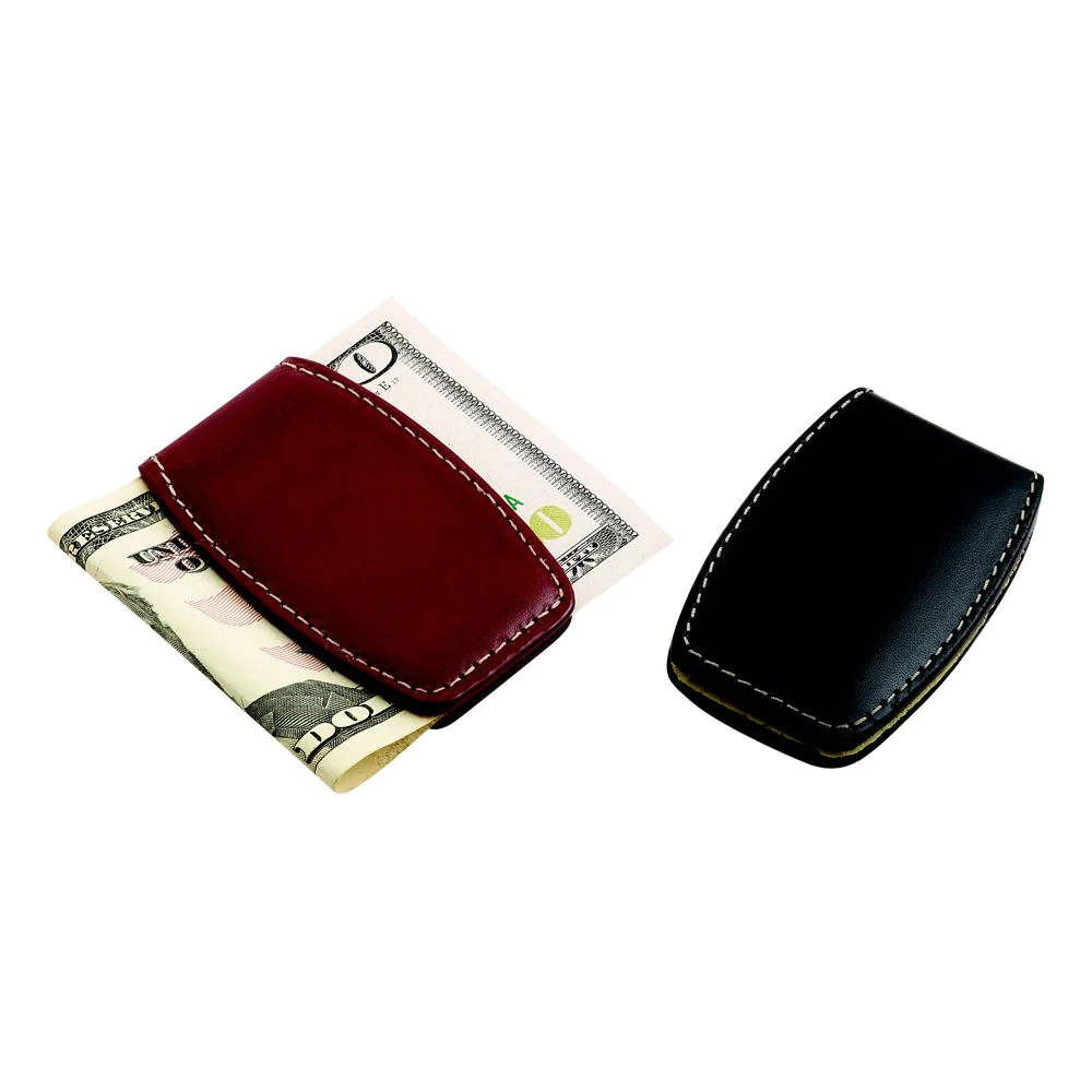 Genuine Leather Magnetic Money Clip. 2