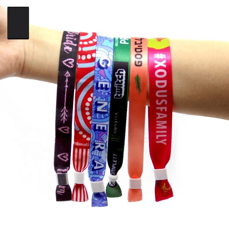 Printed Fabric Polyester Wristband 4