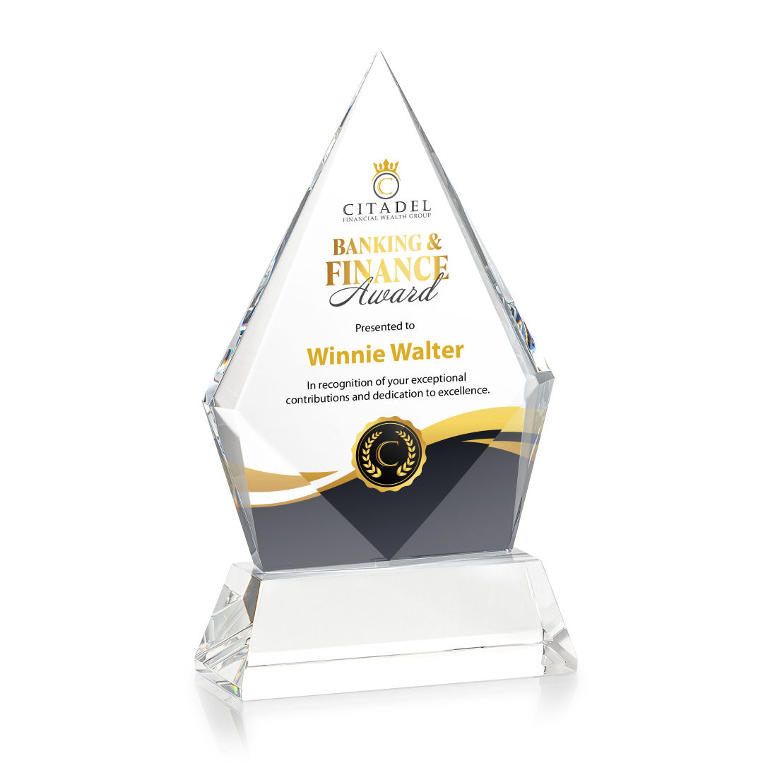 Shelton VividPrint™ Award on Newhaven Base - Clear 6