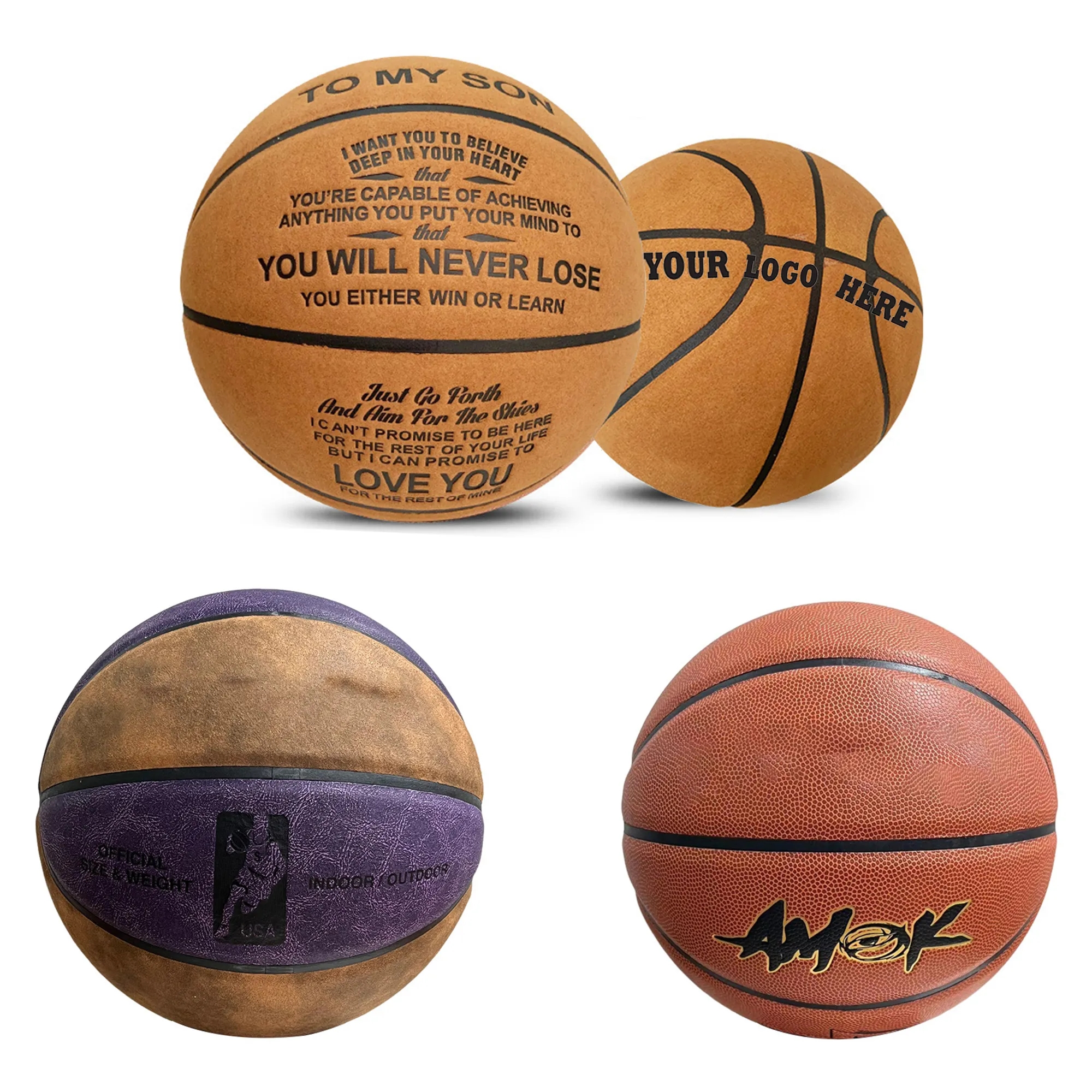 Standard Size 7 PU Basketball 2