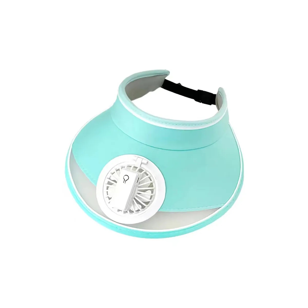 Sun Visor Hat with Fan Adjustable Head Circumference Cap 4