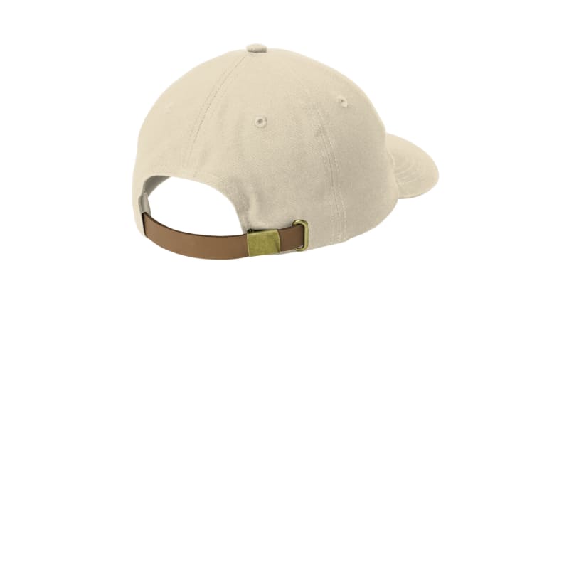 Port Authority Leather Strap Cap 3
