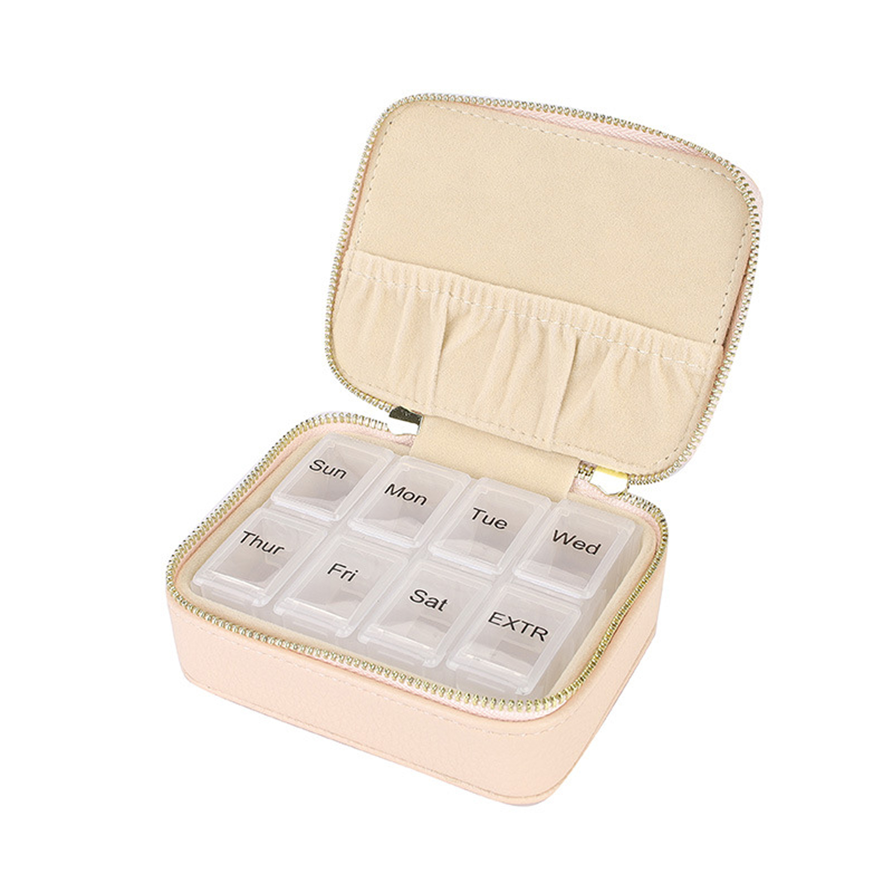 Leather Weekly Pill Organizer