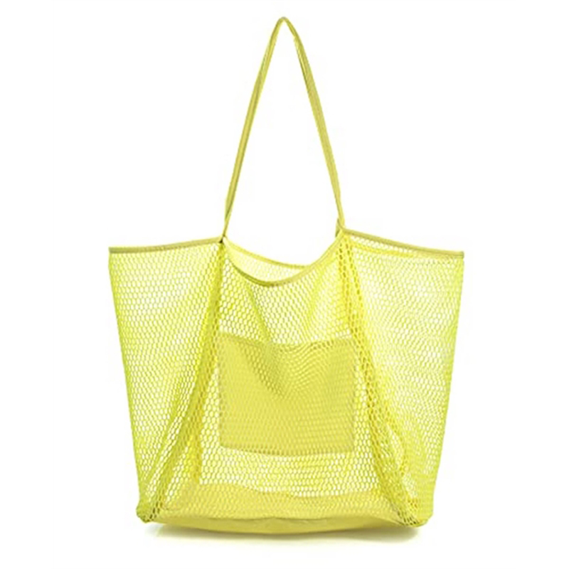 Mesh Beach Tote Womens Shoulder Handbag 6
