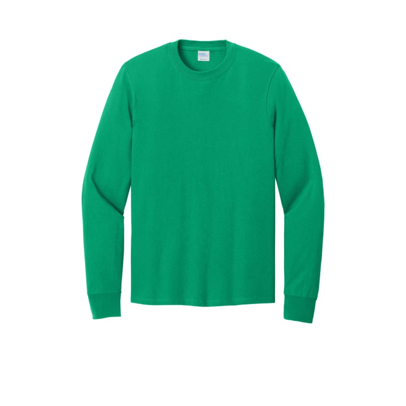 Port & Company - Long Sleeve Core Cotton Tee. 124